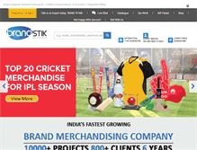 Tablet Screenshot of brandstik.com